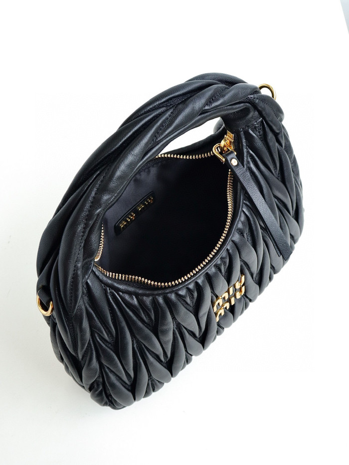 MiuMiu NIGO Pleated One Shoulder Handbag Bag Bags #nigo56962
