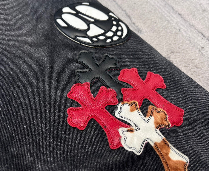Chrome Hearts NIGO Washed Colorful Jeans Pants #nigo94677