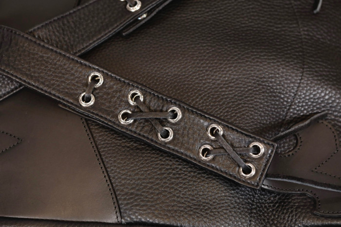 Chrome Hearts NIGO Double Shoulder Leather Backpack Bag Bags #nigo94226