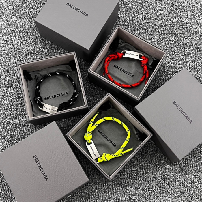 Balenciaga Refined Steel Drawcord Bracelet Accessories Jewelry #nigo82426