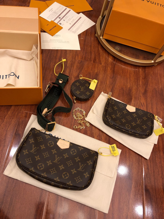 Louis Vuitton NIGO Multi-Bag Full Printed Old Flower Chest Leather Bags #nigo44813