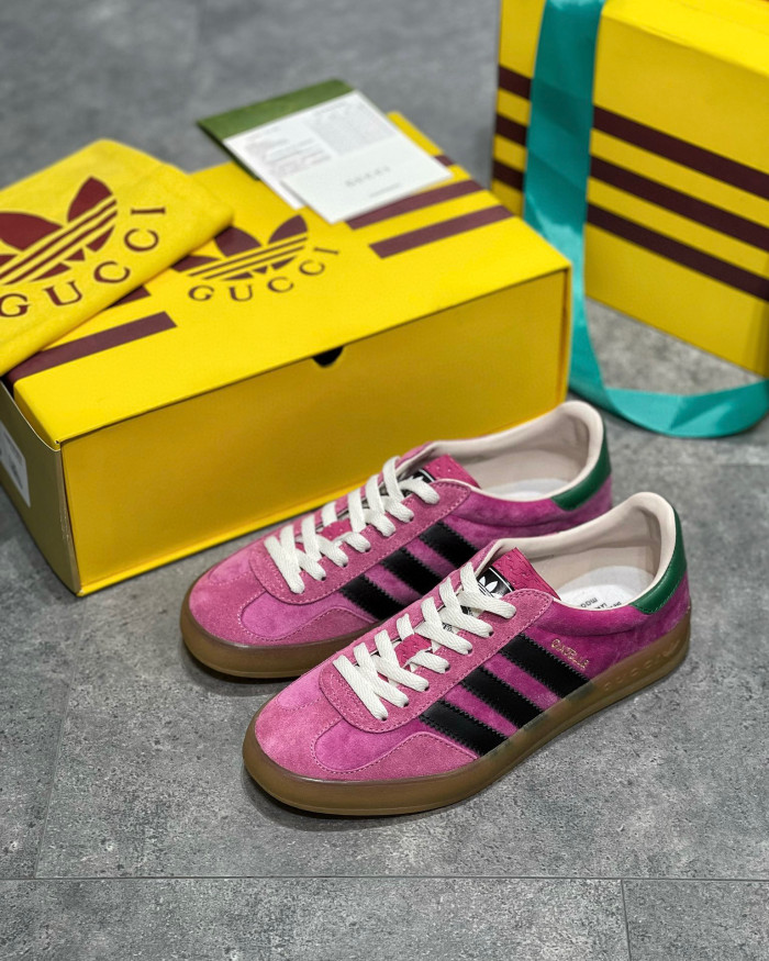 GUCCI Men's and Women's Retro Flat Sneakers Shoes #nigo54691