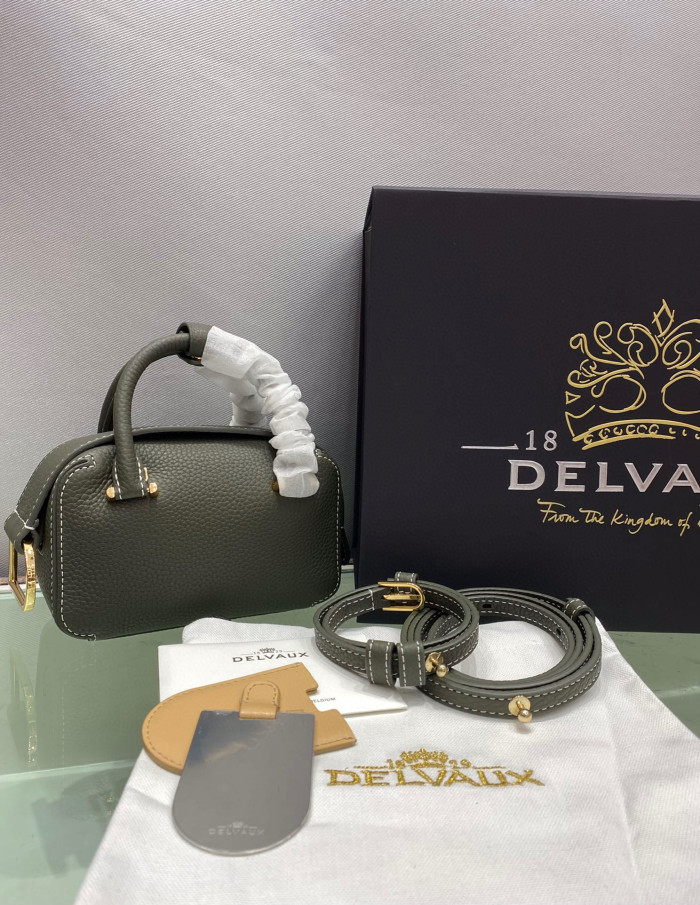 Delvaux Cool Box Taurillon Grained Calfskin Tote Bag Ngvp #nigo5836