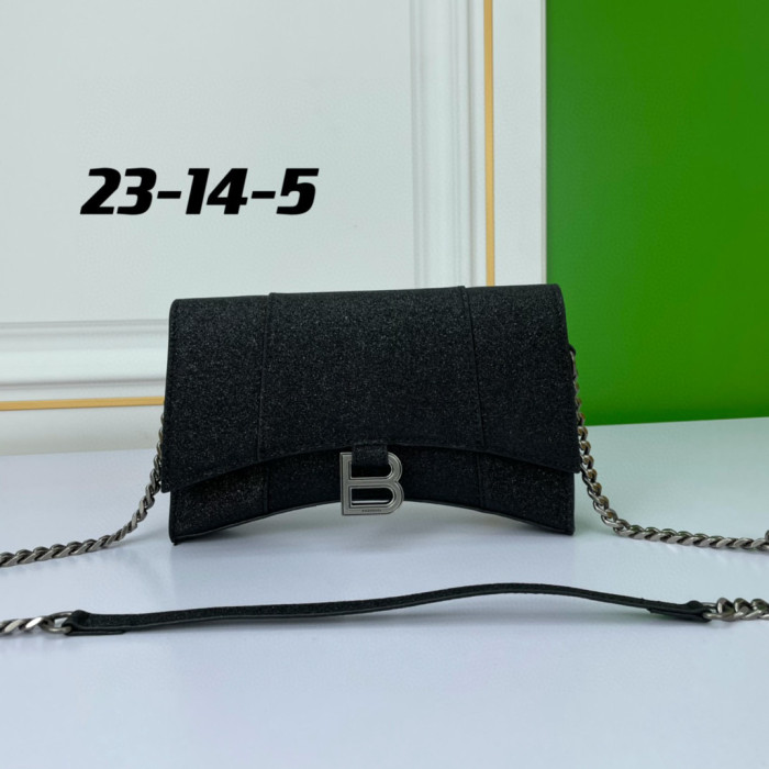 Balenciaga Hourglass Shiny Chain Wallet Crossbody Bag Bags #nigo53212
