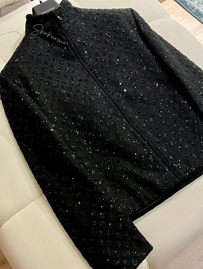 Louis Vuitton Bright Diamond Long Sleeved Coat And Pants Set #nigo96375