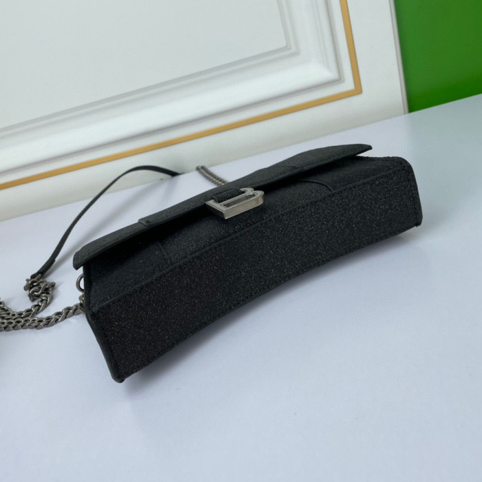 Balenciaga Hourglass Shiny Chain Wallet Crossbody Bag Bags #nigo53212