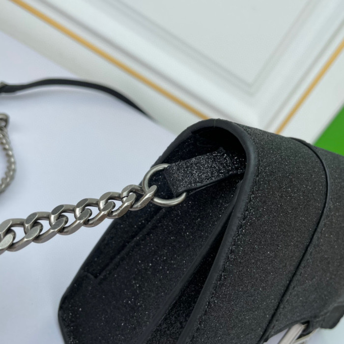 Balenciaga Hourglass Shiny Chain Wallet Crossbody Bag Bags #nigo53212