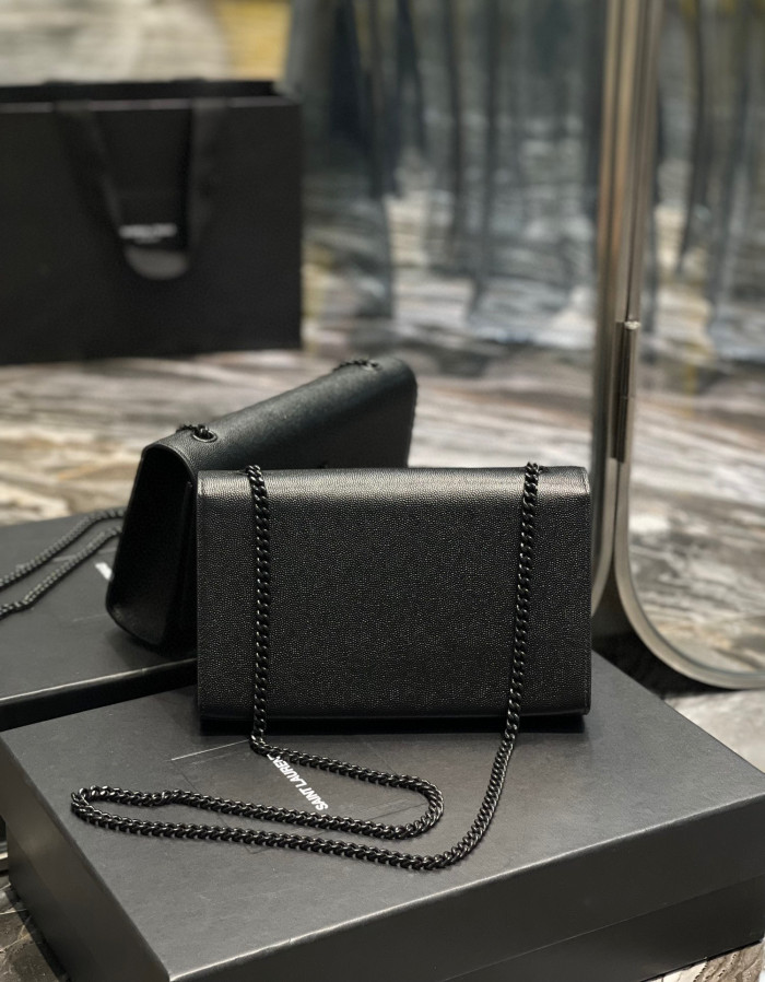 Saint Laurent Leather Chain Bag #nigo21334