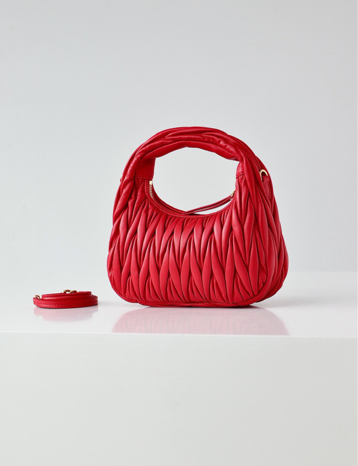 MiuMiu NIGO Pleated One Shoulder Handbag Bag Bags #nigo56962
