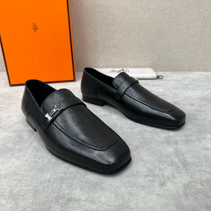 Hermès Men's Leather Loafers Shoes #nigo94898
