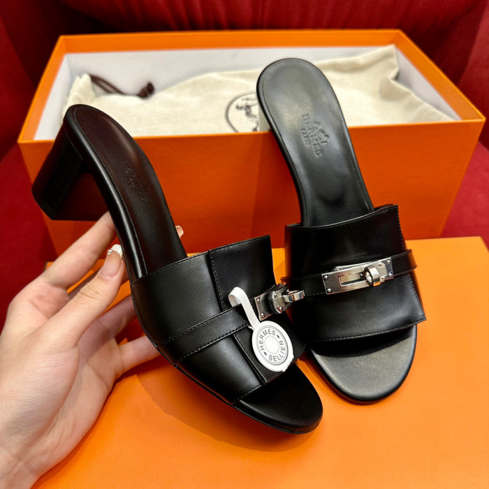 Hermès Gigi Summer High-heeled Sandals KELLY Flip Flops Shoes #nigo29155