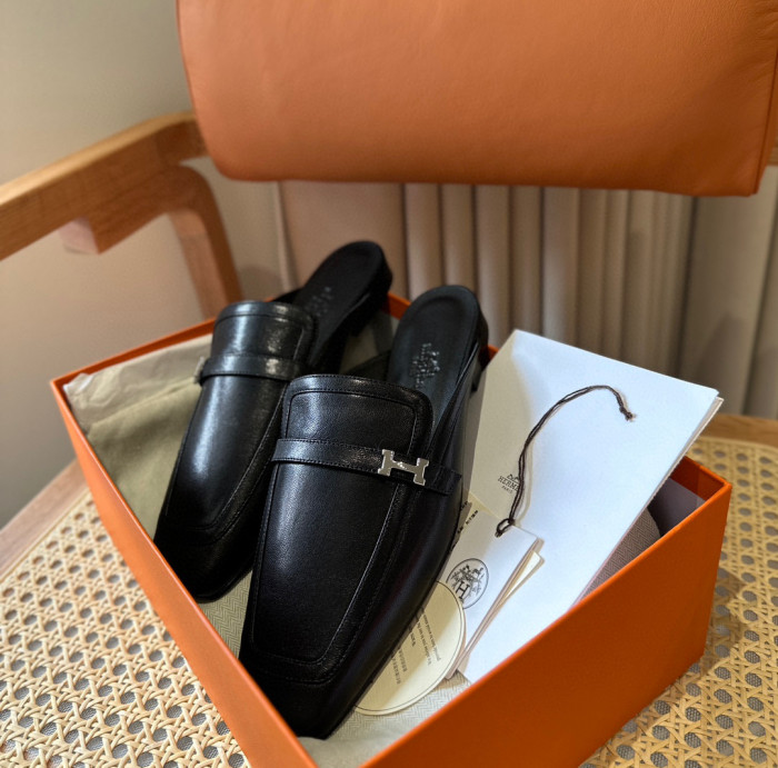 Hermès NIGO Mules Baotou Slippers Shoes #nigo57385