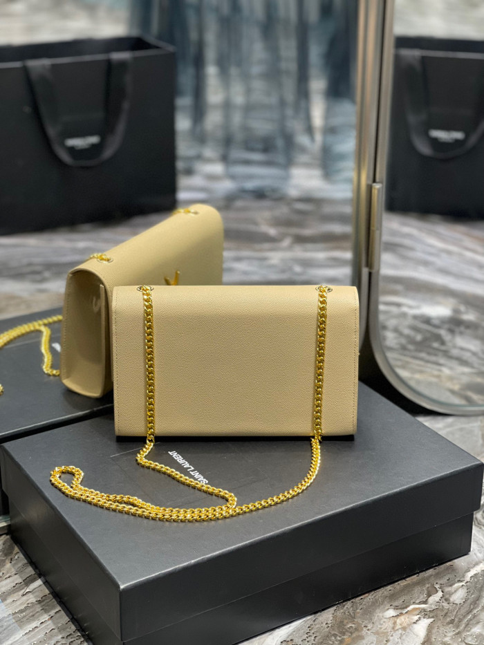 Saint Laurent Leather Chain Bag #nigo21334