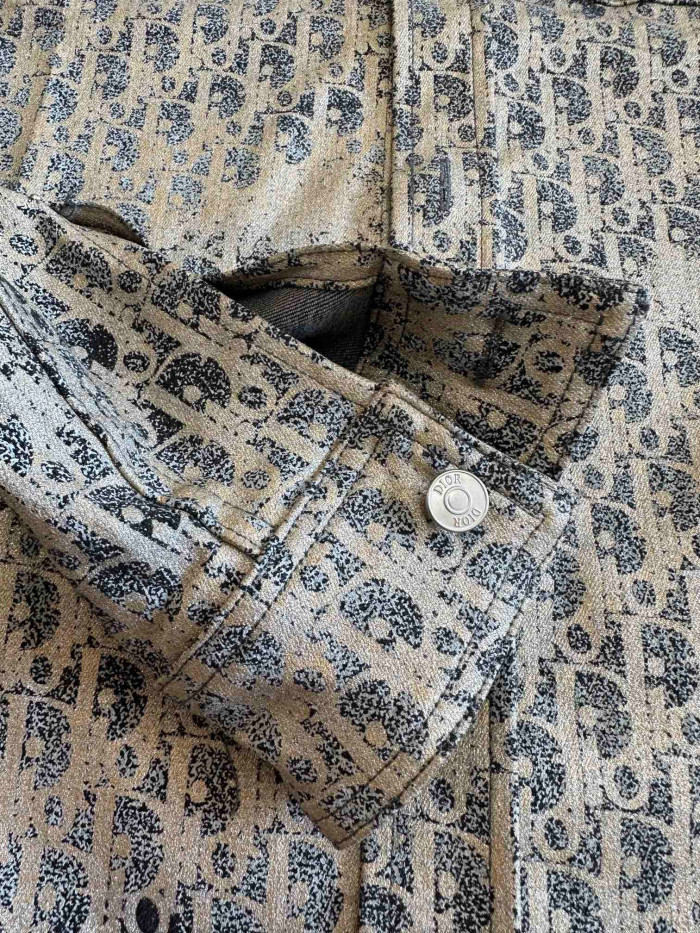 Dior NIGO Denim Lapel Jacket #nigo94857