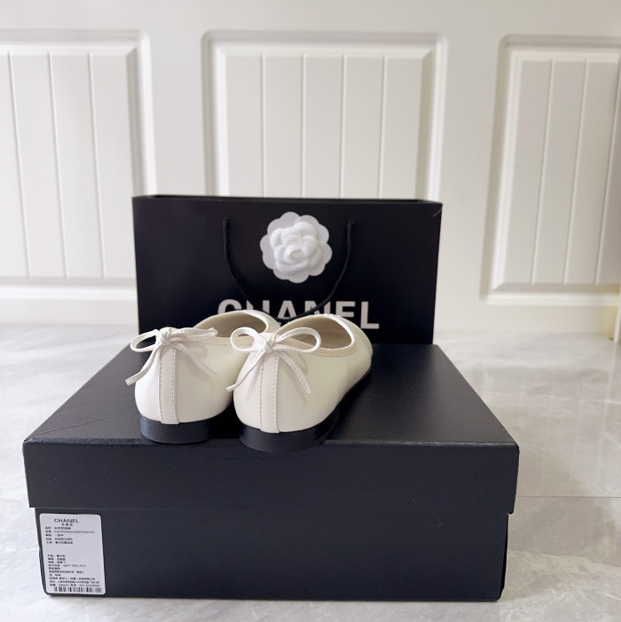 Chanel Cloth Faced Flat Shoes #nigo21249