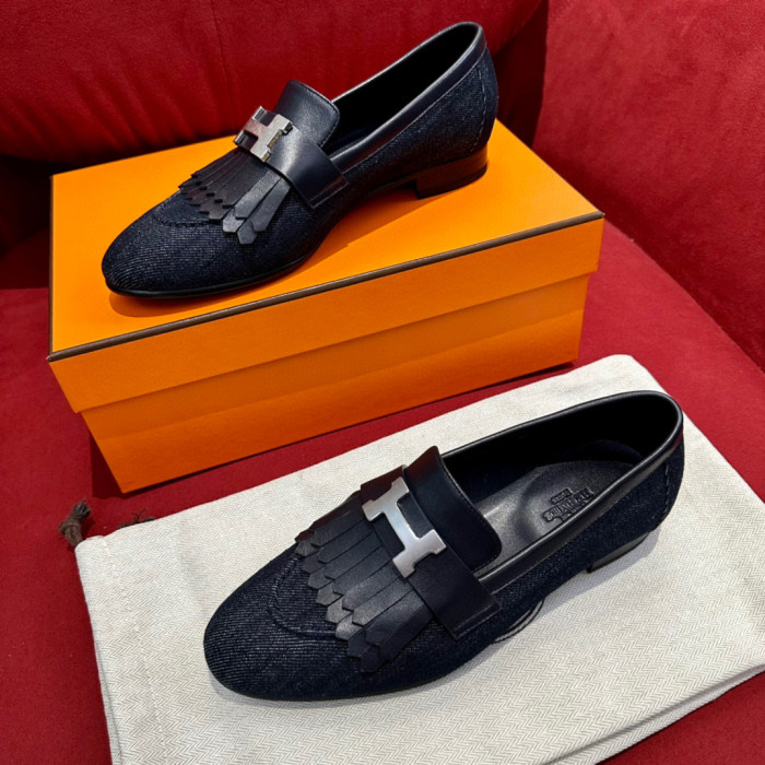 Hermès NIGO Denim Muller Shoes #nigo94236