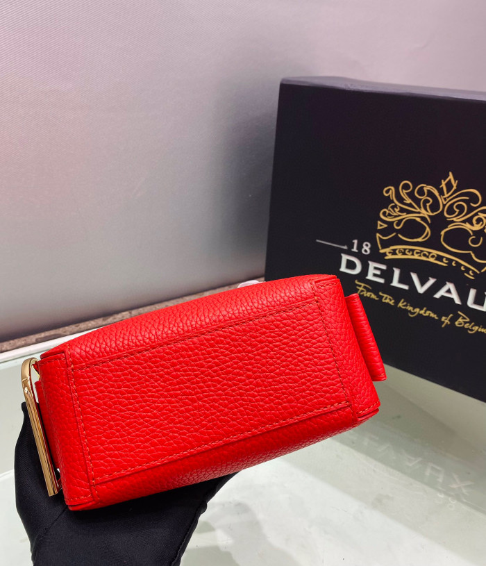 Delvaux Cool Box Taurillon Grained Calfskin Tote Bag Ngvp #nigo5836