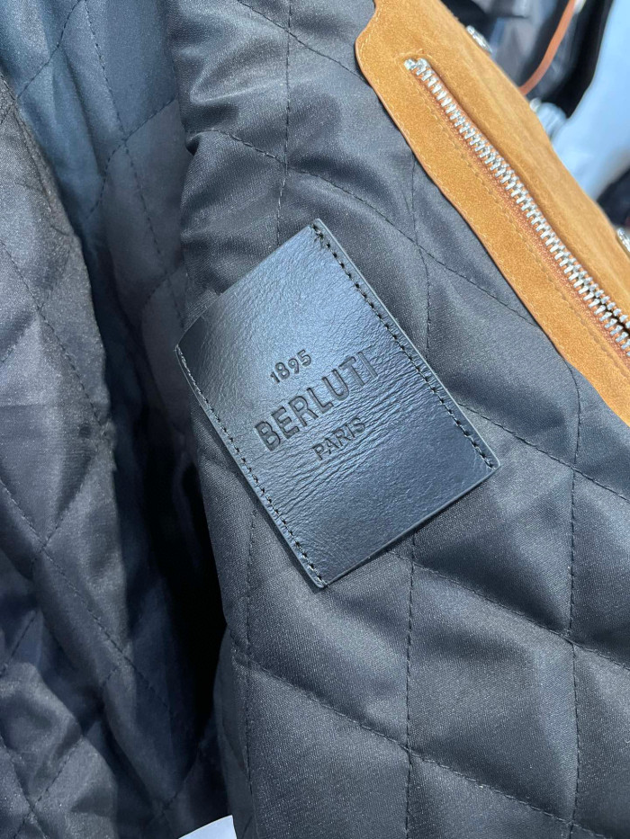 Berluti Leather Jacket Coat #nigo6111