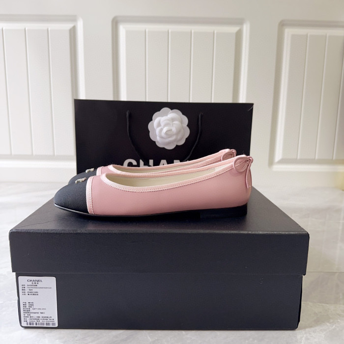 Chanel Cloth Faced Flat Shoes #nigo21249