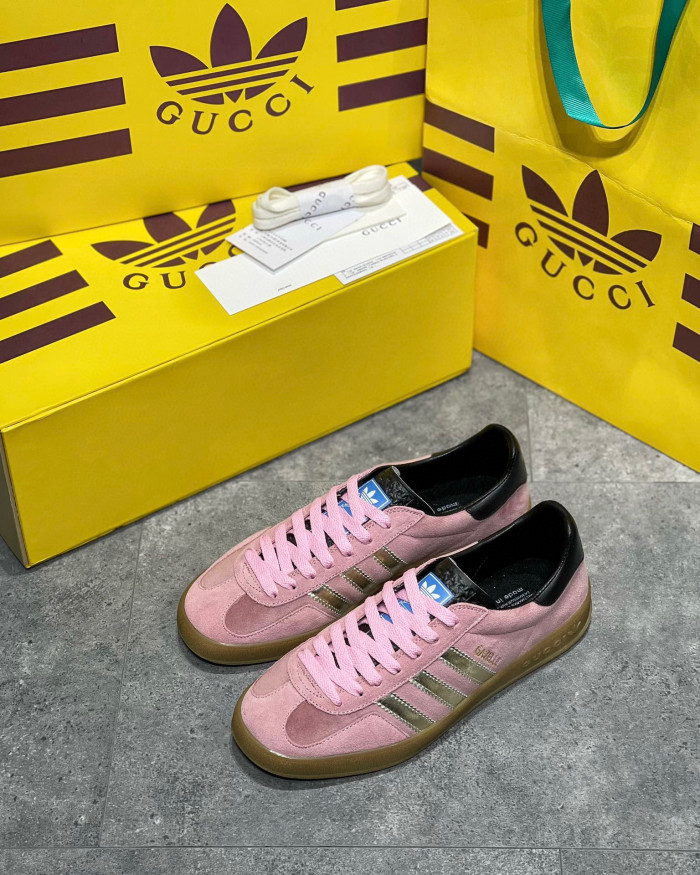 GUCCI Men's and Women's Retro Flat Sneakers Shoes #nigo54691