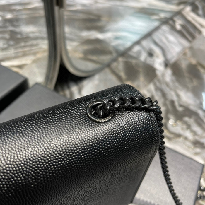 Saint Laurent Leather Chain Bag #nigo21334