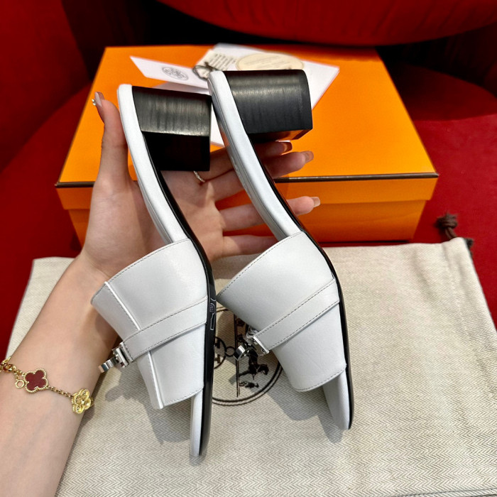 Hermès Gigi Summer High-heeled Sandals KELLY Flip Flops Shoes #nigo29155