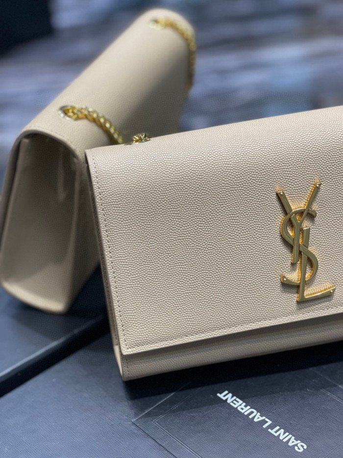 Saint Laurent Leather Chain Bag #nigo21334