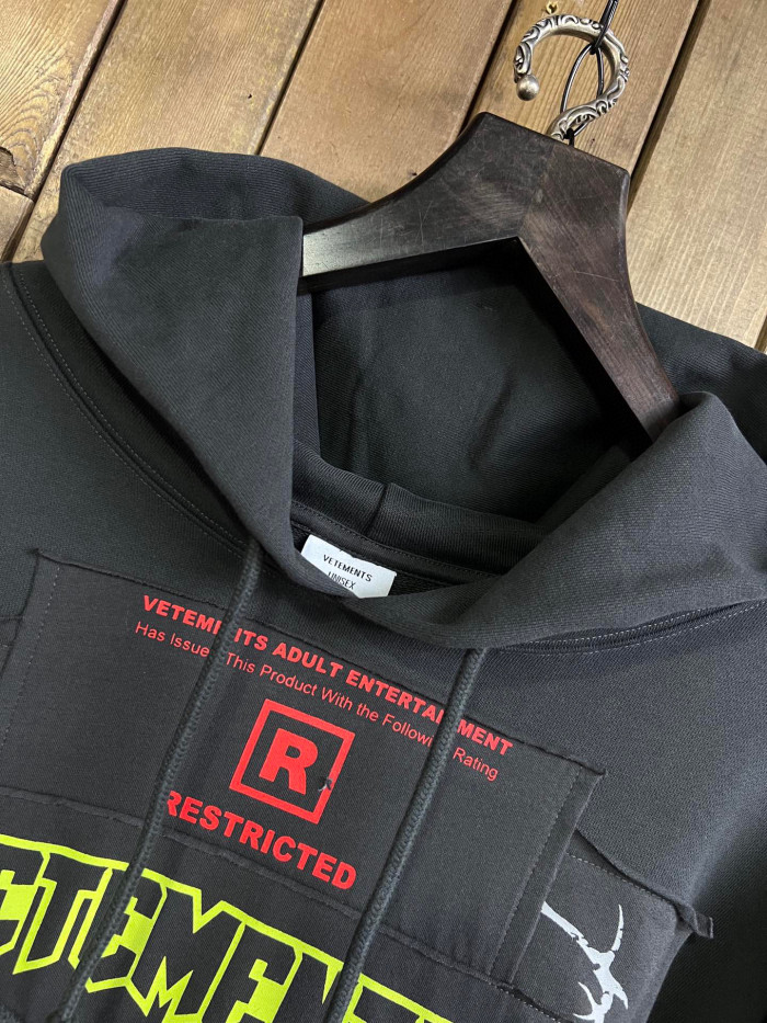 Vetements Patch Hooded Sweatshirt Pullover #nigo94996