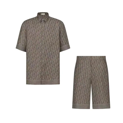 Dior NIGO Short Sleeve Shirt Shorts Suit Set #nigo5941