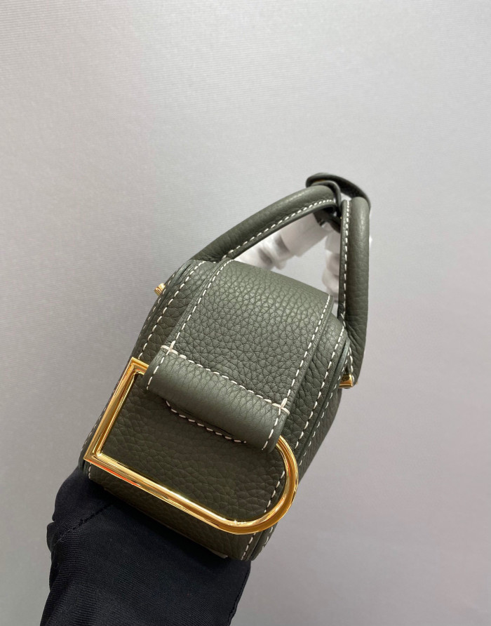 Delvaux Cool Box Taurillon Grained Calfskin Tote Bag Ngvp #nigo5836
