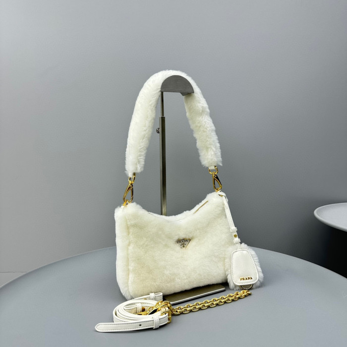 Prada Wool Maomao Single Shoulder Handheld Bags Bag #nigo56192