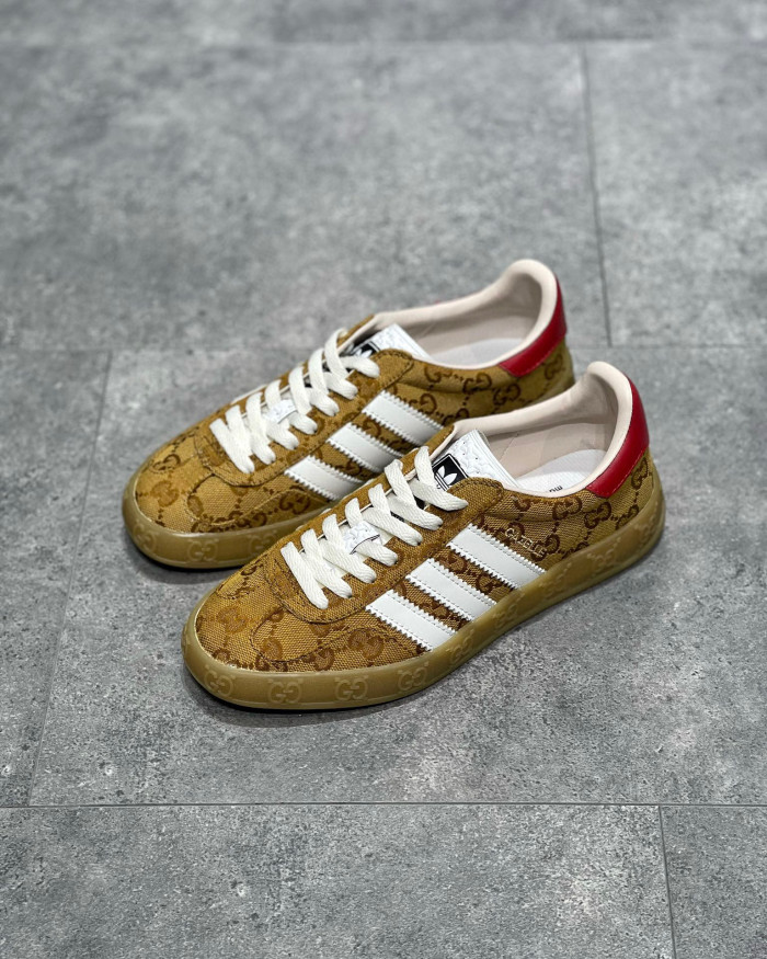 GUCCI Men's and Women's Retro Flat Sneakers Shoes #nigo54691