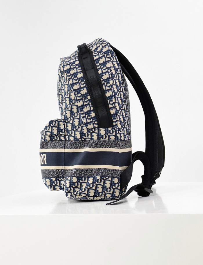 Dior Canvas Old Flower Full Print Backpack Casual Bags Bag #nigo52266
