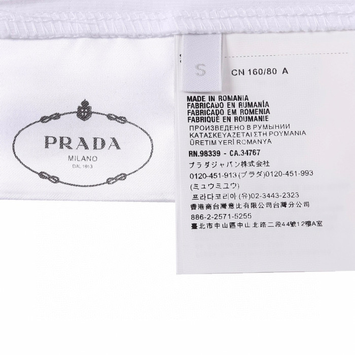 Prada NIGO Solid Color Short Sleeved T-shirt #nigo94651