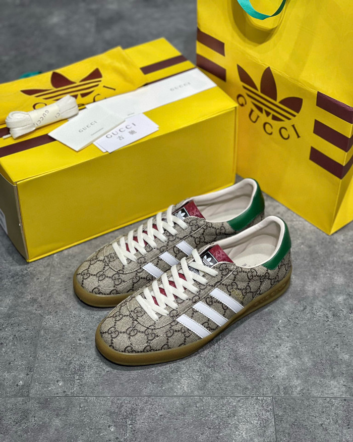 GUCCI Men's and Women's Retro Flat Sneakers Shoes #nigo54691