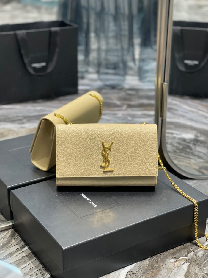 Saint Laurent Leather Chain Bag #nigo21334