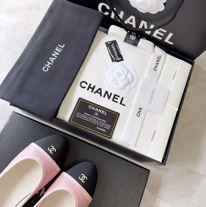 Chanel Cloth Faced Flat Shoes #nigo21249