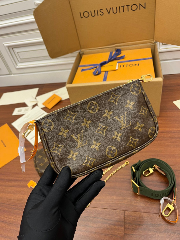 Louis Vuitton NIGO Multi-Bag Full Printed Old Flower Chest Leather Bags #nigo44813