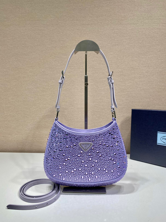 Prada Crystal Diamond Shiny Handbag Crossbody Bag Bags #nigo59151