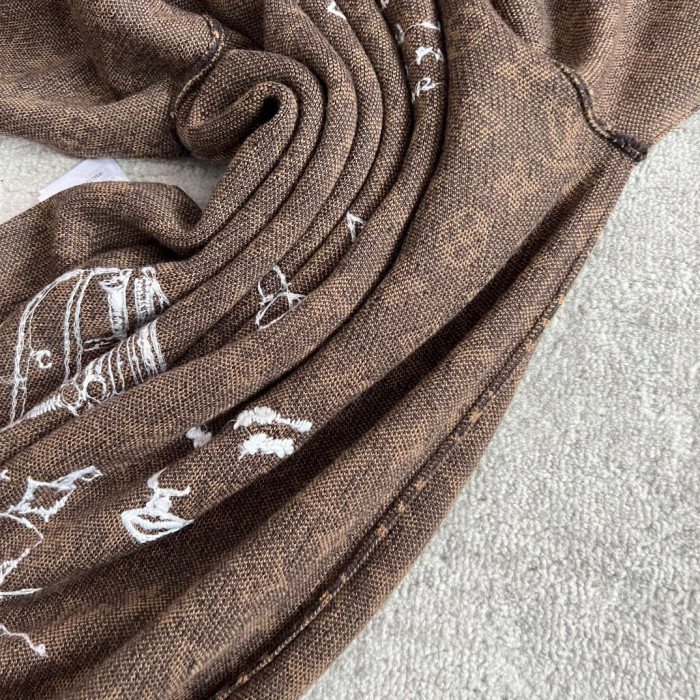 Louis Vuitton NIGO Embroidered Pattern Crew Neck Sweater Pullover #nigo96167