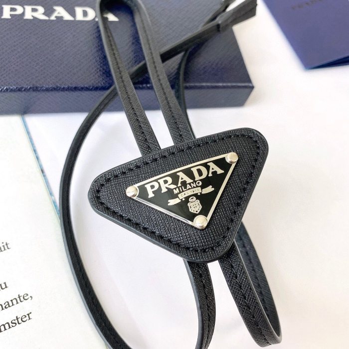 Prada Logo Embellished Bolo Tie #nigo55658