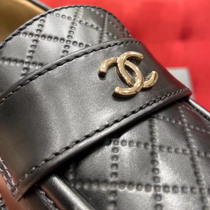 Chanel Leather Loafers Shoes #nigo53648