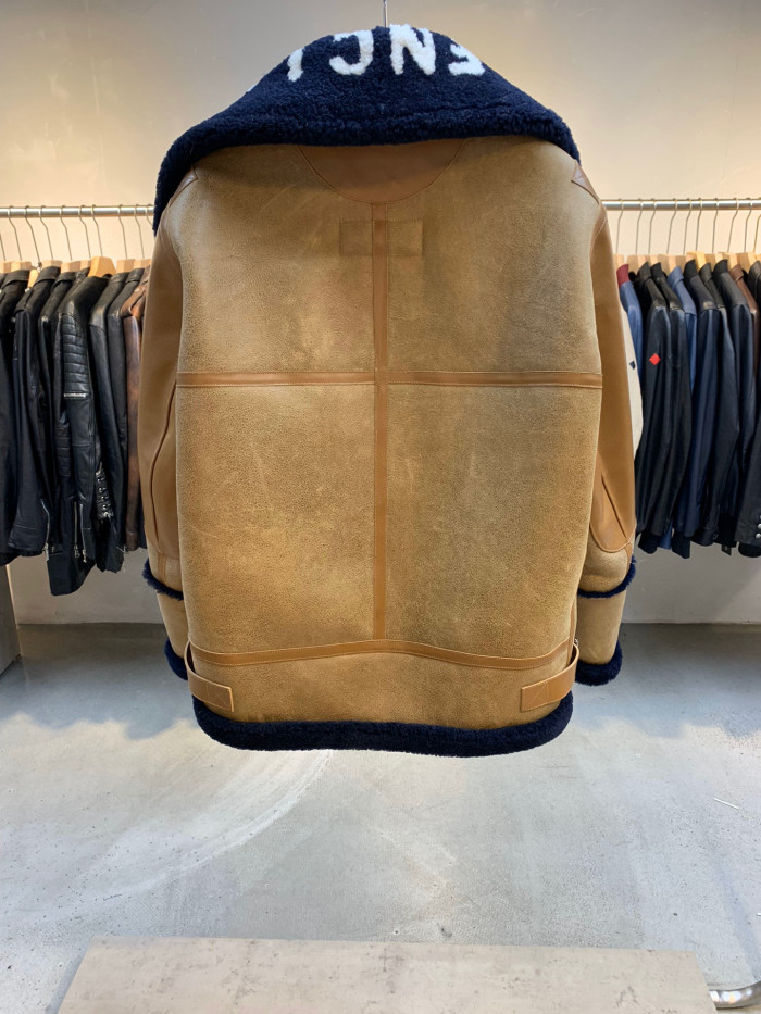 Balenciaga Leather Jacket Coat #nigo878