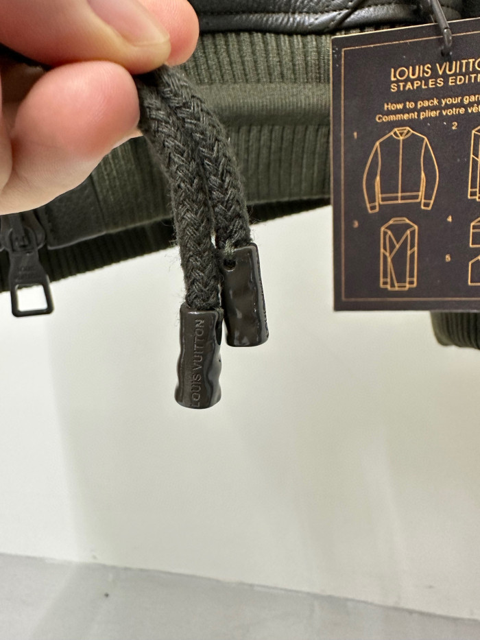 Louis Vuitton Genuine Leather Aviator Jacket #nigo866