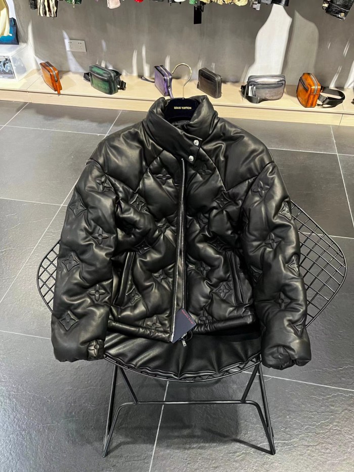 Louis Vuitton Hooded Down Jacket Coat #nigo652