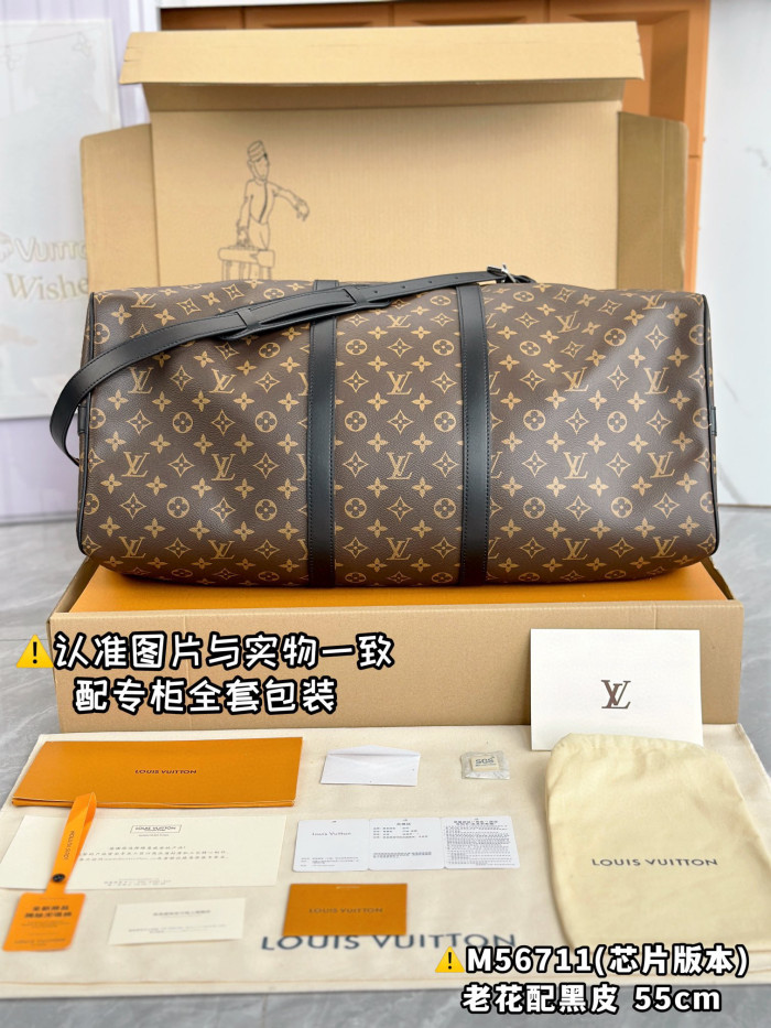 Louis Vuitton Kippel Bandulier 45 Leather Portable Travel Bag Bags #nigo5914