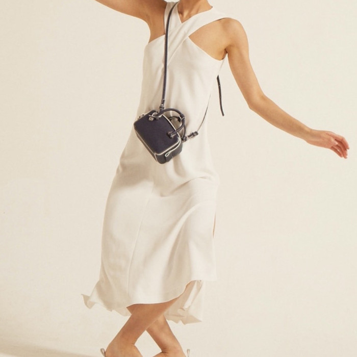 Delvaux Cool Box Taurillon Grained Calfskin Tote Bag Ngvp #nigo5836