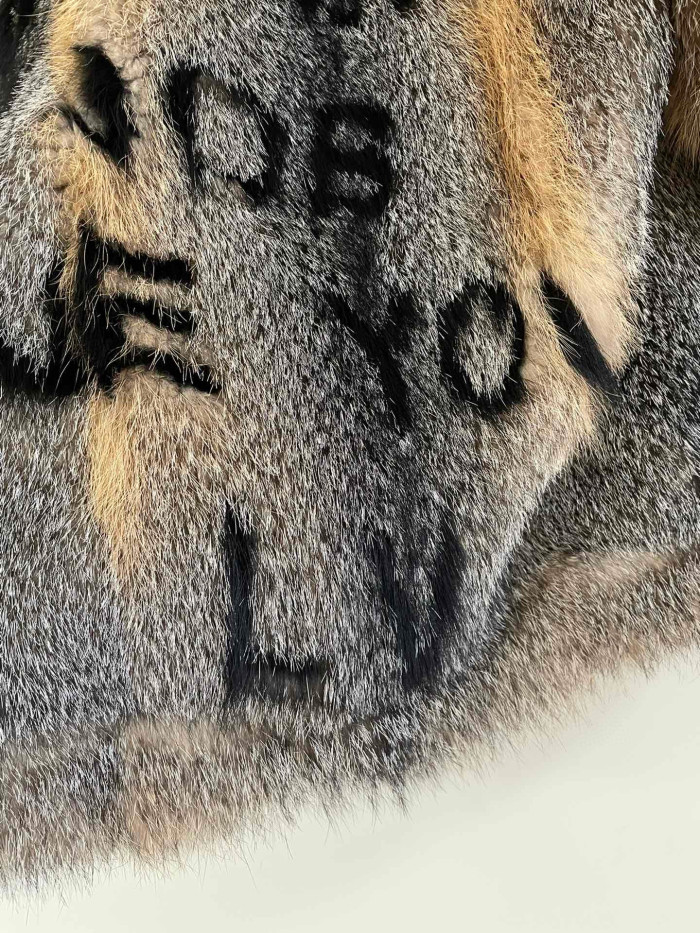 Louis Vuitton Fur Blouson With Logo Lettering Furs Jacket #nigo8688