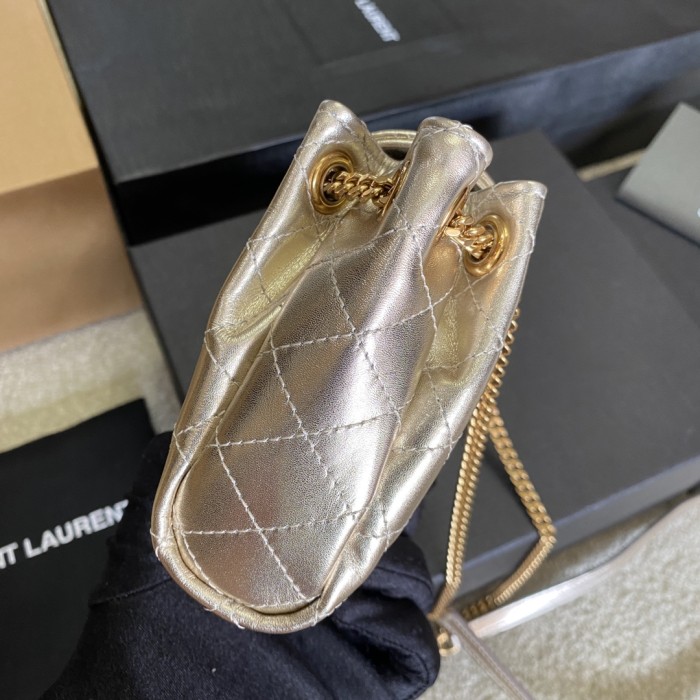SAINT LAURENT Chain Crossbody Bag In Quilted Lambskin Leather Bag Bags #nigo53545