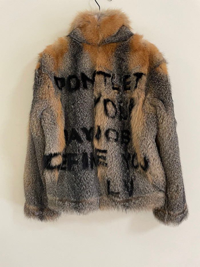 Louis Vuitton Fur Blouson With Logo Lettering Furs Jacket #nigo8688